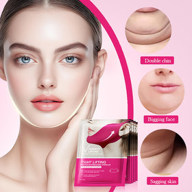 punkten mask applied under chin demonstrating secure fit and visible lifting support