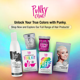 Punky Metaluminous finished glossy hair in lifestyle scene showing improved shine