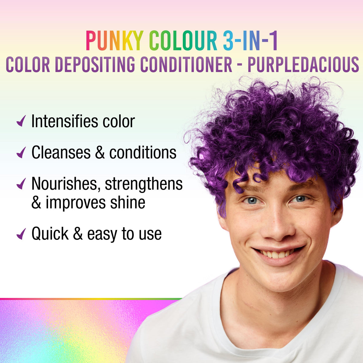 Punky Purpledacious creamy texture close-up highlighting conditioning benefit