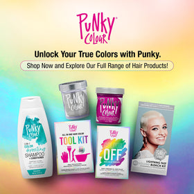 Punky in-shower lifestyle shot showing easy one-step color maintenance benefit