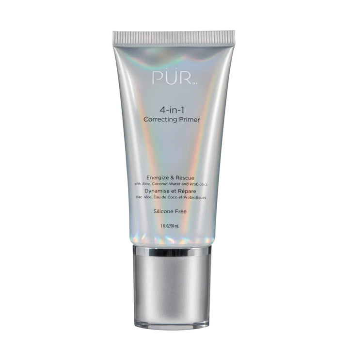 PÜR MINERALS front packaging showing the 4-in-1 primer for a polished look