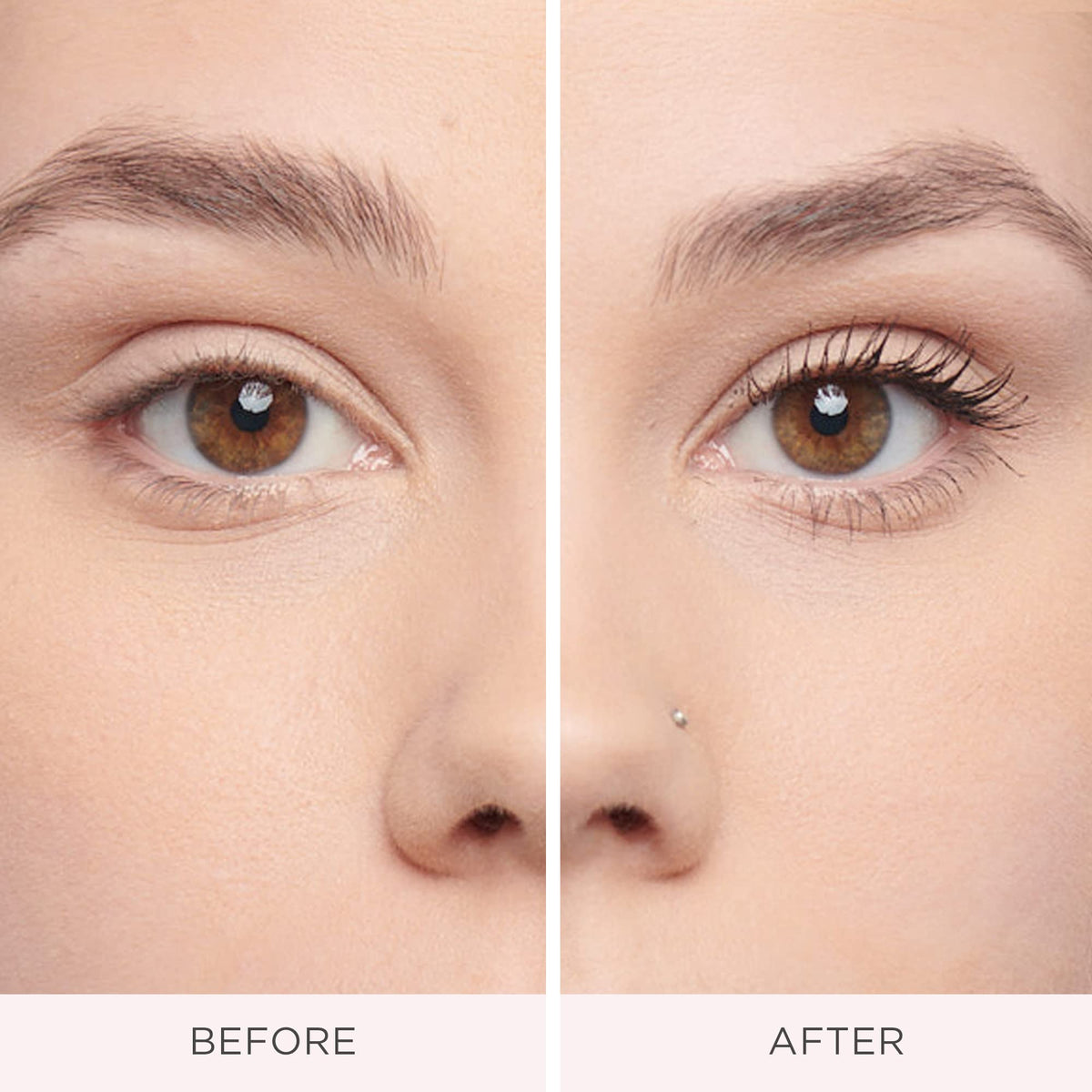 PÜR MINERALS mascara texture swipe showing smooth formula and buildable finish
