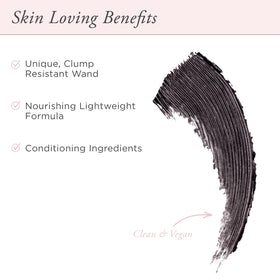 PÜR MINERALS wand detail highlighting brush shape for precise volumizing application