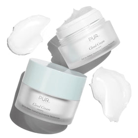 PÜR MINERALS jar on bathroom counter illustrating daily routine and priming benefit