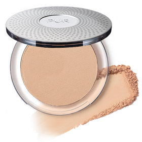 PÜR MINERALS compact front view showing sleek design and portability