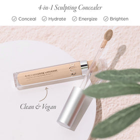 PÜR MINERALS close-up of creamy concealer texture for smooth blending