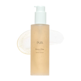 PÜR MINERALS front packaging showing cleanser and benefits
