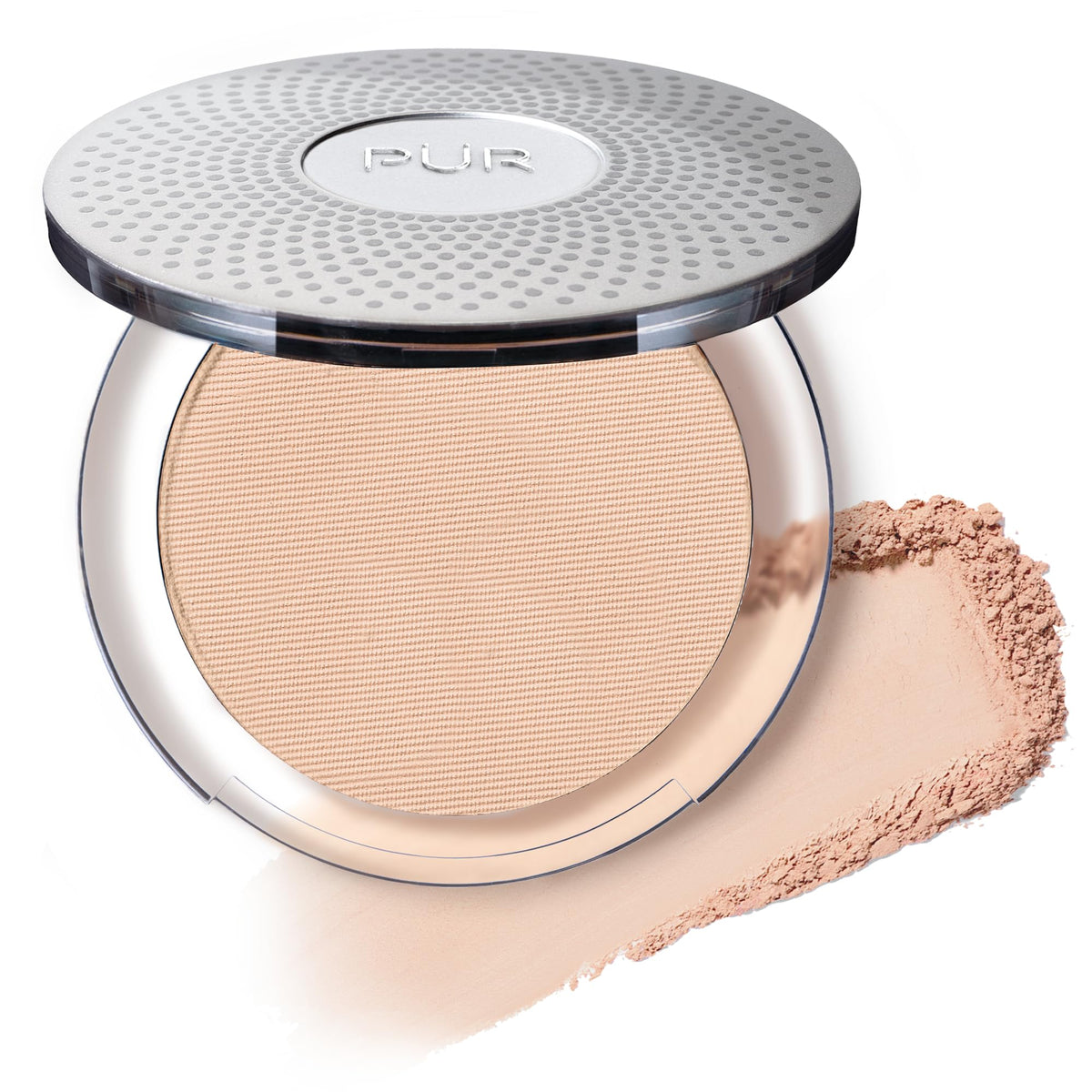 PÜR MINERALS front compact ivory showing sleek packaging and convenience