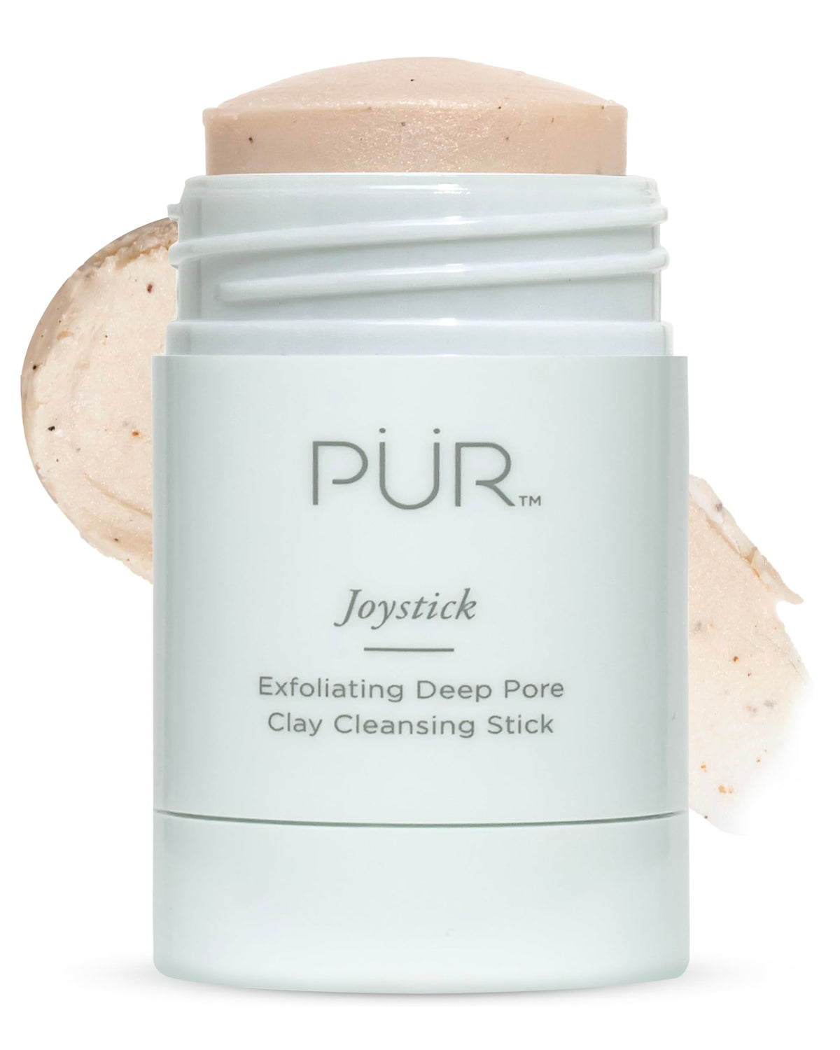 PÜR MINERALS front packaging showing joystick clay mask and benefits