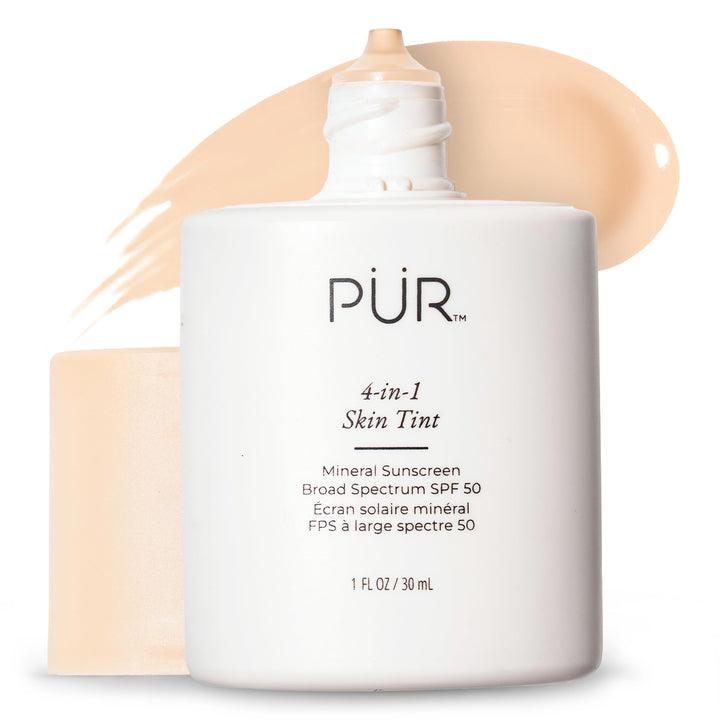 PÜR MINERALS front packaging showing LN2 tint and SPF 50 protection