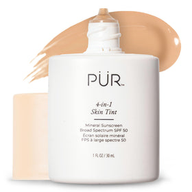 PÜR MINERALS front packaging MN3 linen showing compact pump and shade