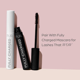 PÜR MINERALS primer inside purse showing compact travel convenience benefit