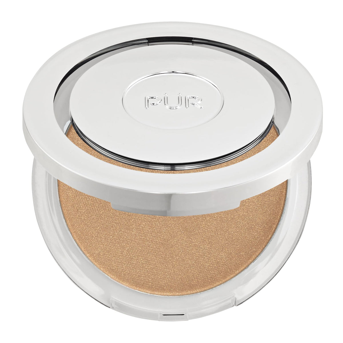 PÜR MINERALS front packaging showing compact and shade for easy selection