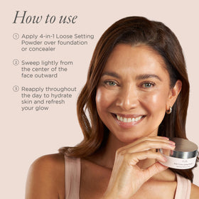 PÜR MINERALS ingredient label close-up showing Ceretin Complex and skincare benefits