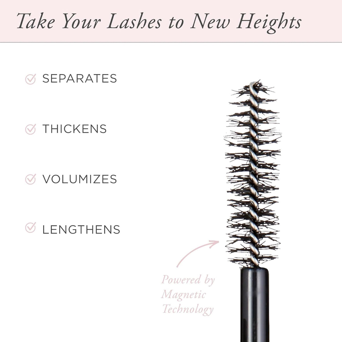 PÜR MINERALS ingredients label close-up highlighting nourishing peptide benefit