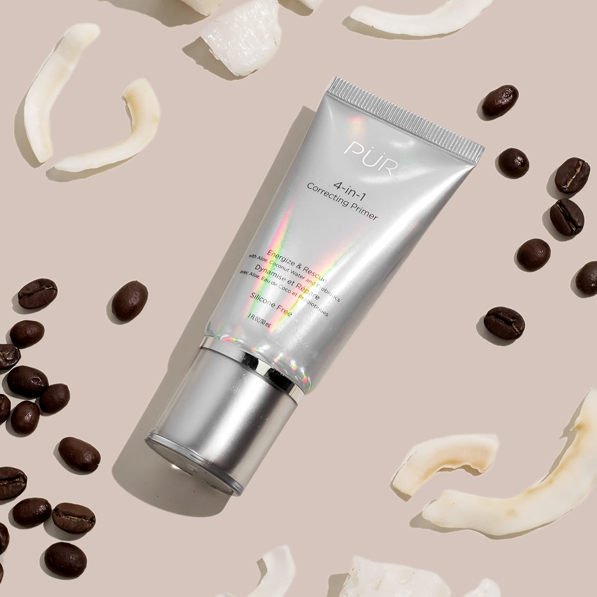PÜR MINERALS open jar texture close-up highlighting smooth, hydrating finish