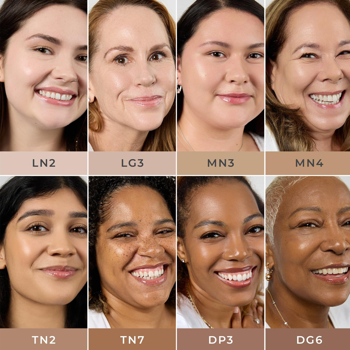 PÜR MINERALS lifestyle model wearing tint showing everyday natural coverage benefit