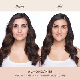 PÜR MINERALS pump dispensing foundation for even, buildable application
