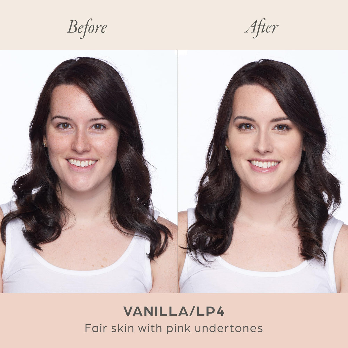 PÜR MINERALS pump dispensing foundation to demonstrate controlled, buildable coverage
