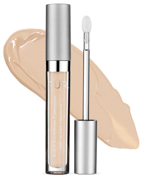 PÜR MINERALS front packaging showing shade Light Nude and product benefit