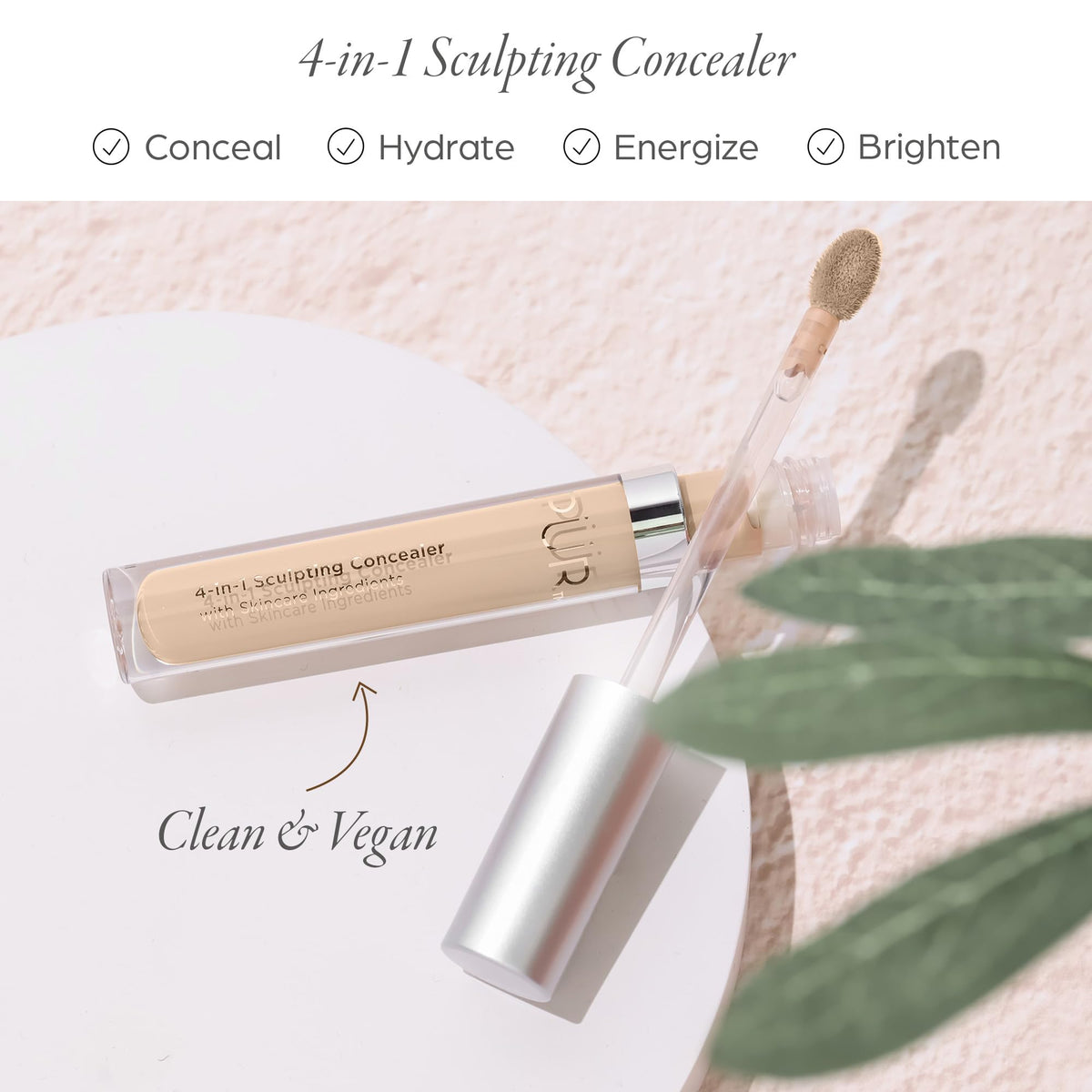 PÜR MINERALS push-up tube detail for convenient targeted application