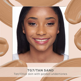 PÜR MINERALS creamy texture swirl highlighting smooth finish