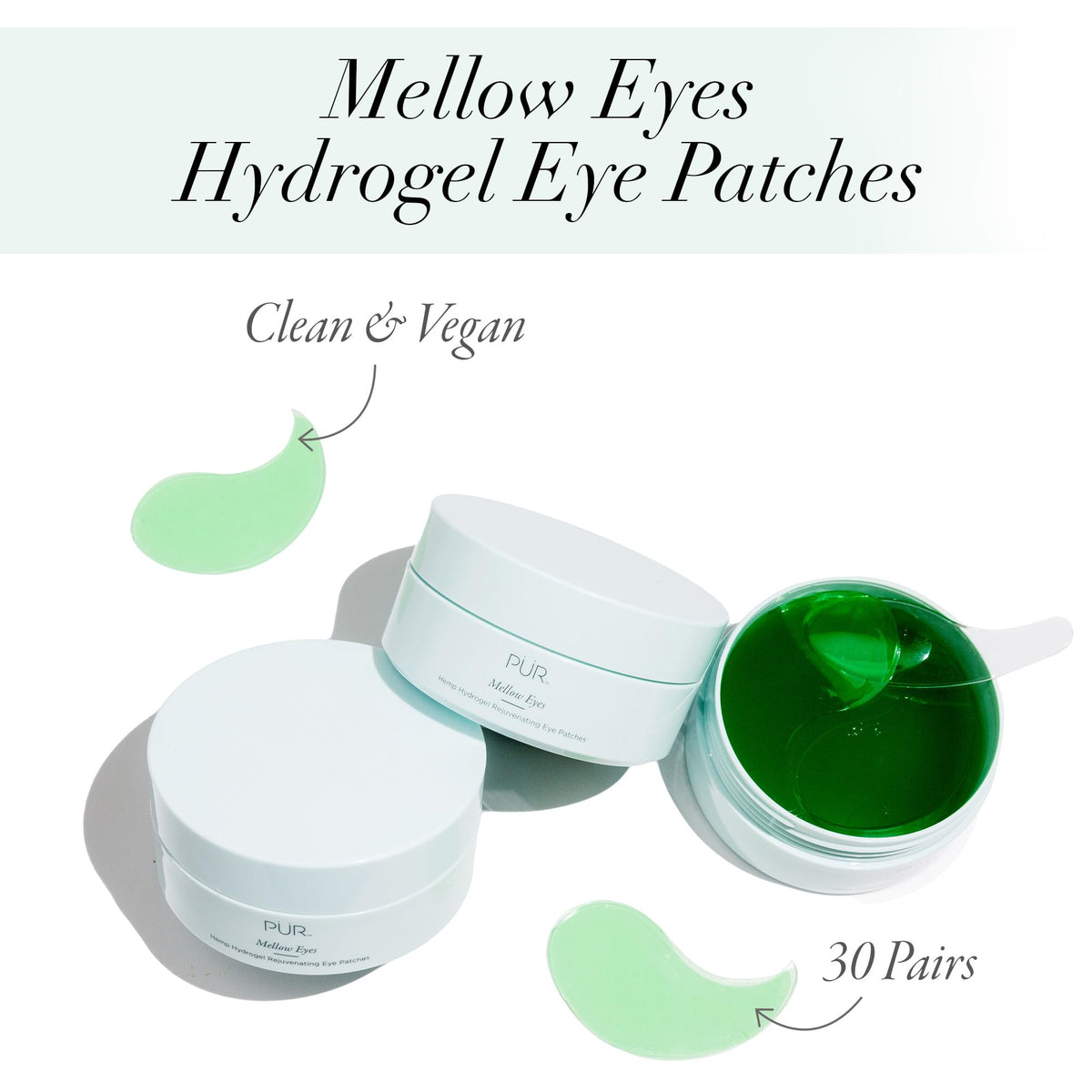 PÜR MINERALS close-up hydrogel texture highlighting smooth application