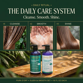 PURA D'OR displayed in bathroom setting for daily routine benefit