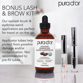 PURA D'OR oil texture close-up showing thick consistency for deep nourishment