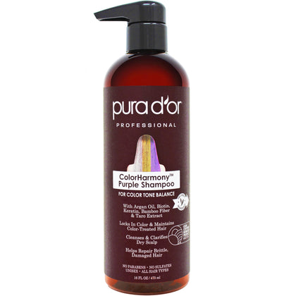 PURA D'OR front packaging of ColorHarmony set showing duo and benefits