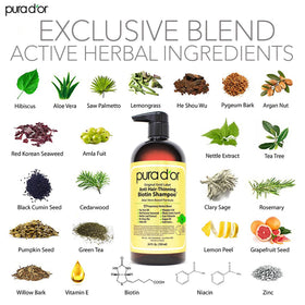 PURA D'OR conditioner cream consistency detail showing rich hydration and smoothing action