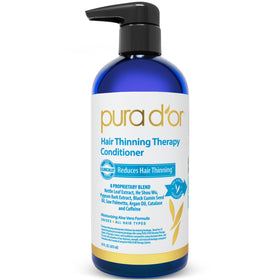 PURA D'OR front bottle 16 oz showing label and benefits
