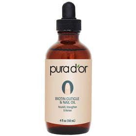 PURA D'OR front packaging showing bottle and label with clear benefits