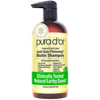 PURA D'OR front packaging showing clean design and product benefit