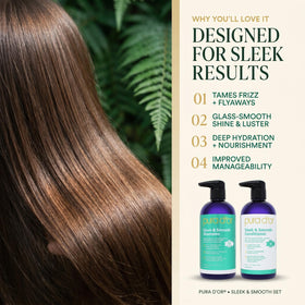 PURA D'OR ingredients arranged with aloe and oils highlighting natural benefit