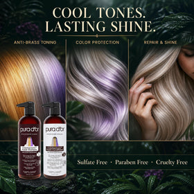 PURA D'OR creamy conditioner texture close-up showing rich hydration for brittle hair