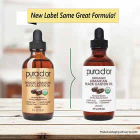 PURA D'OR open cap and neck detail for easy controlled dispensing