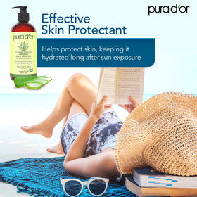PURA D'OR scalp massage photo showing soothing scalp relief benefit
