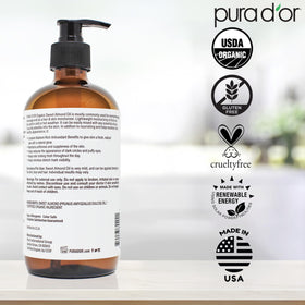 PURA D'OR in bathroom setting showing easy inclusion in daily routine