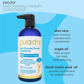 PURA D'OR conditioner texture closeup highlighting creamy hydration
