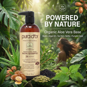 PURA D'OR creamy lather texture delivering gentle cleansing