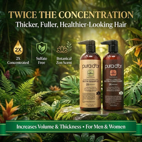 PURA D'OR shampoo foam texture close-up demonstrating gentle cleanse