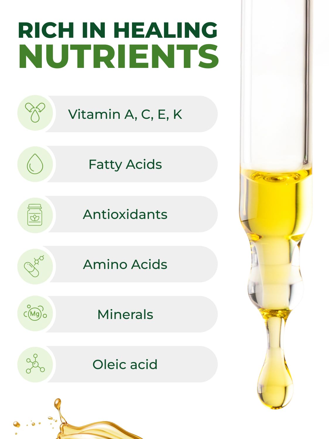 PURA VIDA MORINGA being smoothed on skin to hydrate dry areas