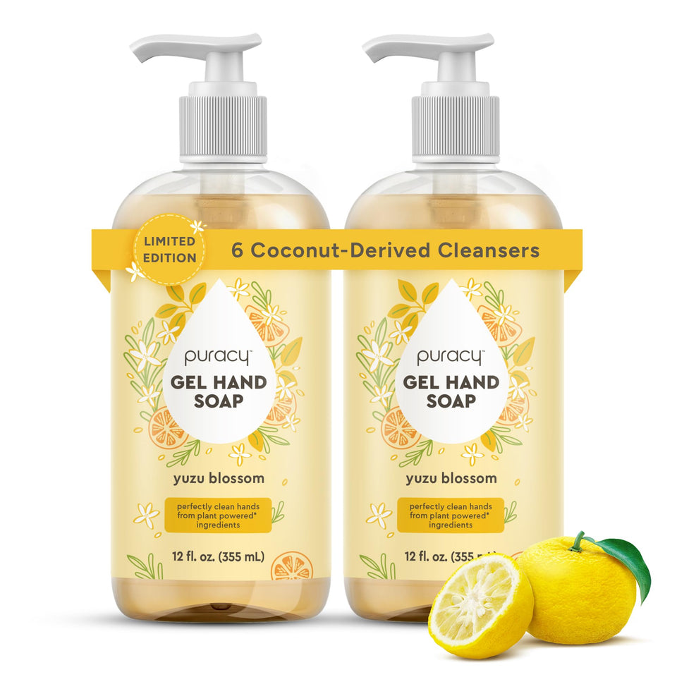 Puracy front packaging showing two 12oz bottles and clean design, boosts confidence