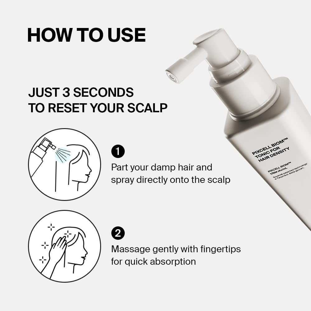 PURCELL bottle on bathroom shelf lifestyle shot conveying easy integration into daily routine