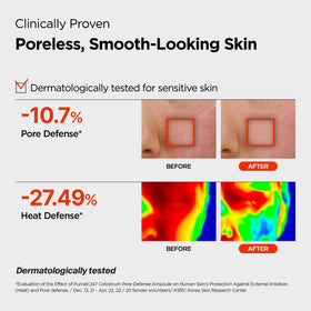 PURCELL ampoule texture droplet on fingertip illustrating lightweight, absorbent serum feel