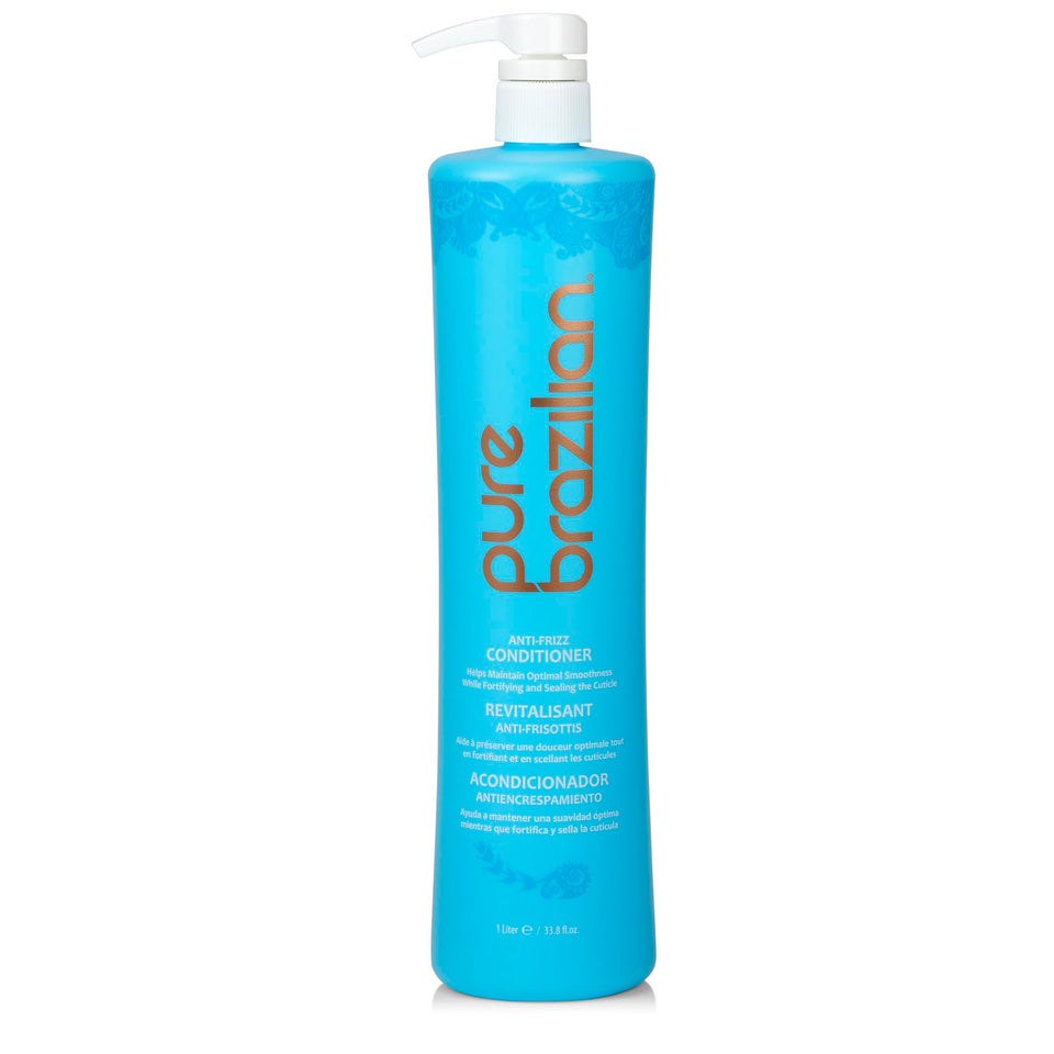 Pure Brazilian front bottle view showing packaging and volume benefit