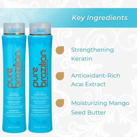 Pure Brazilian conditioner texture pouring for silky smooth finish