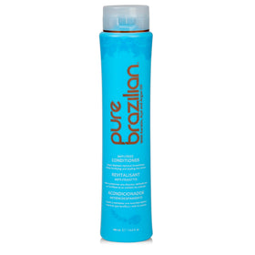 Pure Brazilian front packaging showing label and 13.5 oz size, offering salon-quality smoothness