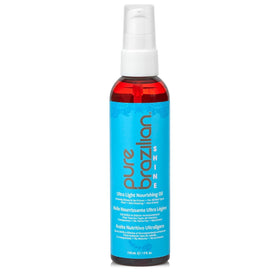 Pure Brazilian front packaging showing lightweight oil and glossy finish